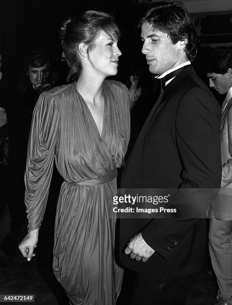 Jamie Lee Curtis and Hart Bochner circa 1981 in New York City.