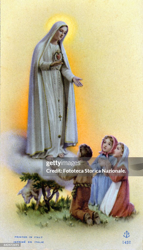 Apparition Of Our Lady Of Fatima Which Took Place May 13 1917 In apparition-of-our-lady-of-fatima-which-took-place-may-13-1917-in