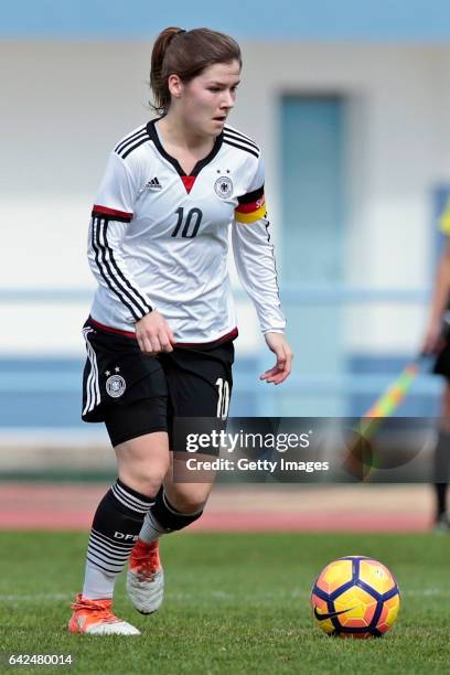 Pauline Berning of Germany U16 Girls during the match between U16 Girls Portugal v U16 Girls Germany on the UEFA International Development Tournament...