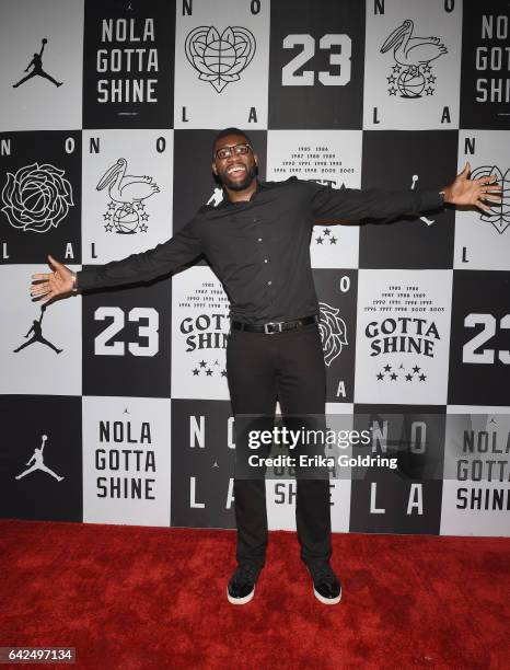 Festus Ezeli of Portland Trail Blazers attends Jordan Brand: 2017 All-Star Party at Seven Three Distilling Co. On February 17, 2017 in New Orleans,...