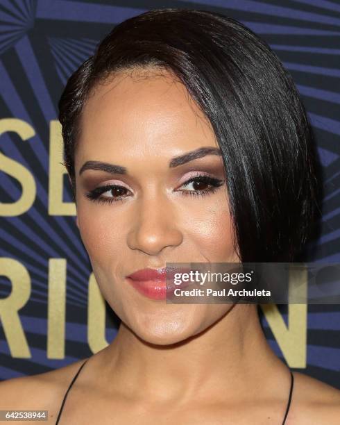 Actress Grace Gealey attends the BET's 2017 American Black Film Festival Honors Awards at The Beverly Hilton Hotel on February 17, 2017 in Beverly...