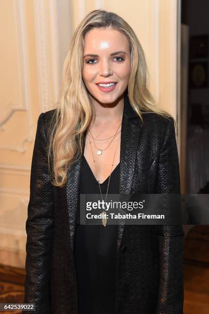 Hannah Saunders attends Zeynep Kartal the show during the London Fashion Week February 2017 collections on February 17, 2017 in London, England.