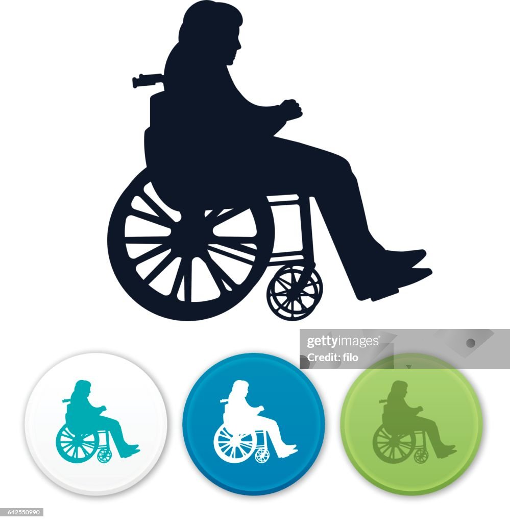 Wheelchair Disability Silhouette