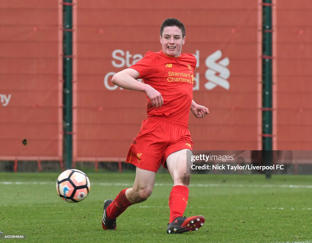 Liverpool v Wolverhampton Wanderers: U18 Premier League