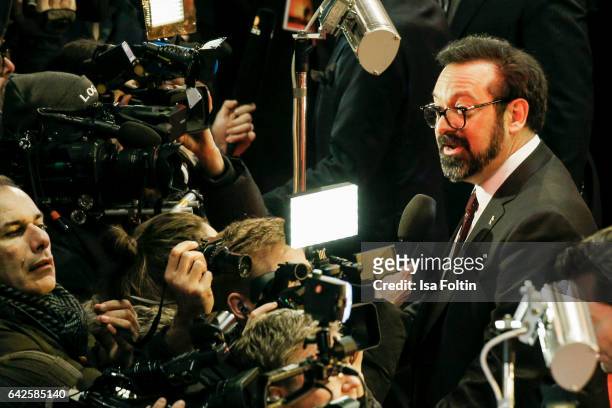 Director James Mangold attends the 'Logan' premiere during the 67th Berlinale International Film Festival Berlin at Berlinale Palace on February 17,...