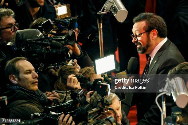 Director James Mangold attends the 'Logan' premiere during the 67th Berlinale International Film Festival Berlin at Berlinale Palace on February 17,...