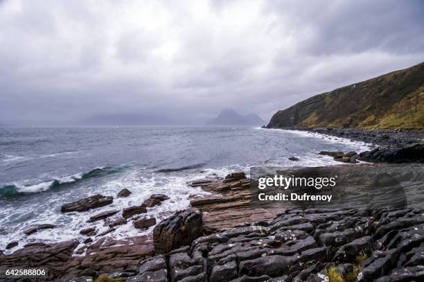 elgol, isle of skye, scotland - écosse stock pictures, royalty-free photos & images