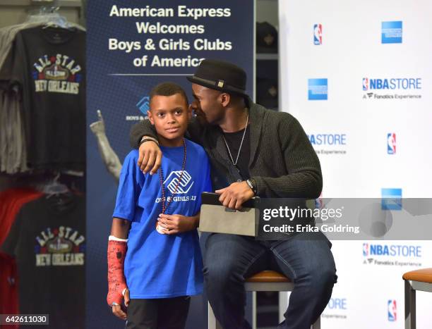 Ro Parrish attends the American Express, Boys & Girls Club of Southeast Louisiana event at the NBA Store for NBA All-Star on February 17, 2017 in New...