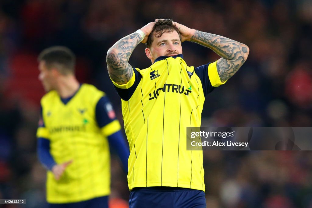 Middlesbrough v Oxford United - The Emirates FA Cup Fifth Round
