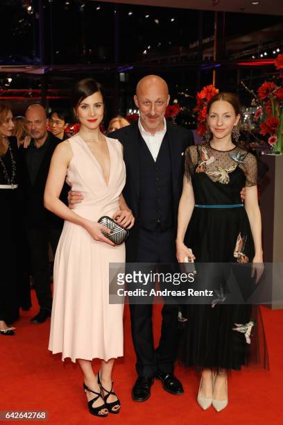 Actress Aylin Tezel wearing Boss, film director Oliver Hirschbiegel, actress Katharina Schuettler arrive for the closing ceremony of the 67th...