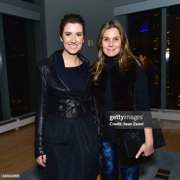 Elizabeth Musmanno and Aerin Lauder attend The Fragrance Foundation: The Notables at LVMH Tower Magic Room on February 16, 2017 in New York City.