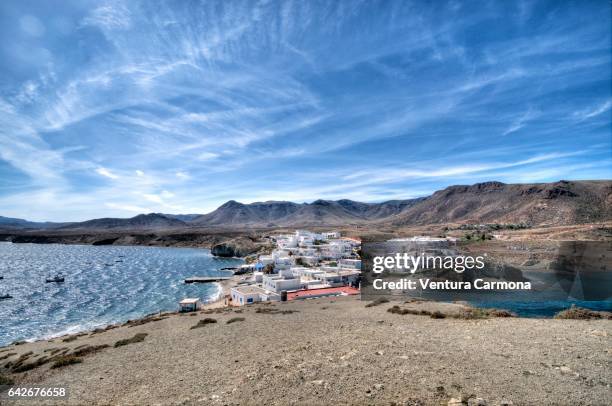 la isleta del moro, almería - spain - almeria stock pictures, royalty-free photos & images