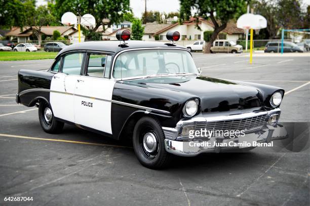 old police car from the 50s - 1950 2016 stock pictures, royalty-free photos & images