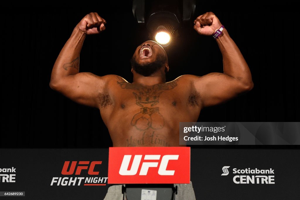 UFC Fight Night Weigh-in