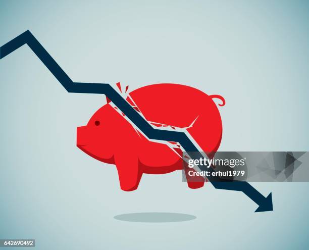 book - banking crisis stock illustrations