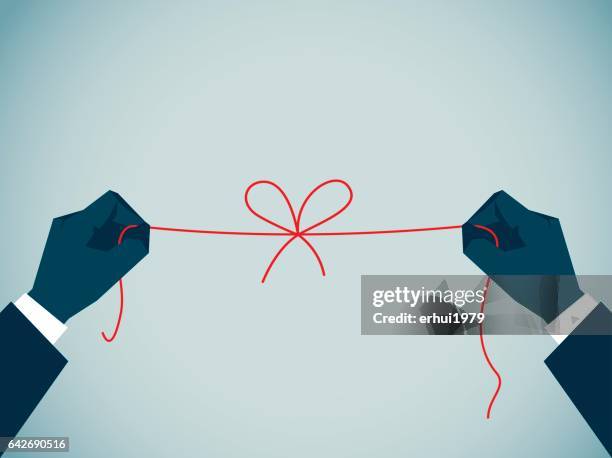 solution - tied knot stock illustrations