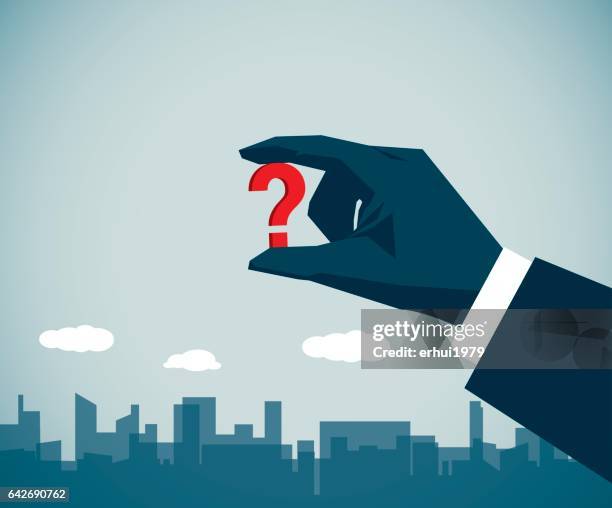problems - hand asking stock illustrations