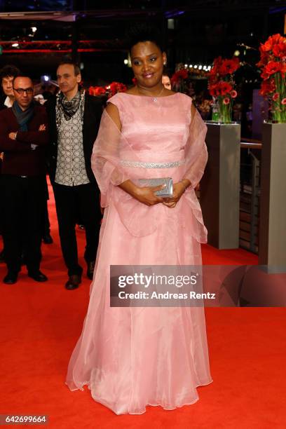 Guest arrives for the closing ceremony of the 67th Berlinale International Film Festival Berlin at Berlinale Palace on February 18, 2017 in Berlin,...