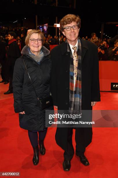 Guest arrive for the closing ceremony of the 67th Berlinale International Film Festival Berlin at Berlinale Palace on February 18, 2017 in Berlin,...