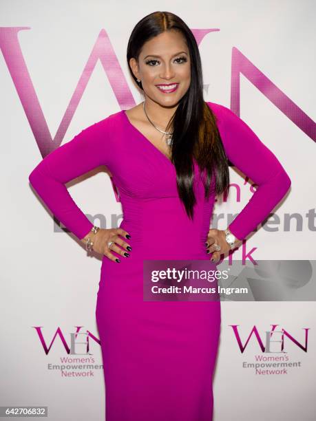 Personality Lisa Nicole Cloud attends the 2017 WEN VIP day and power brunch at The Westin Peachtree Plaza Hotel on February 18, 2017 in Atlanta,...