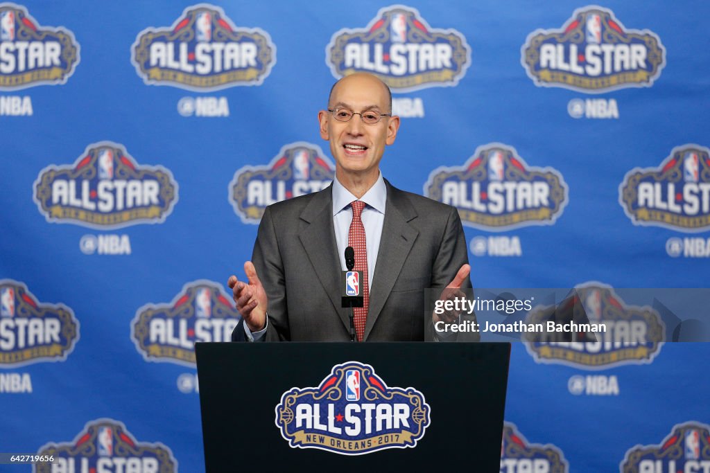 NBA All-Star Game 2017 - Commissioner Adam Silver Press Conference