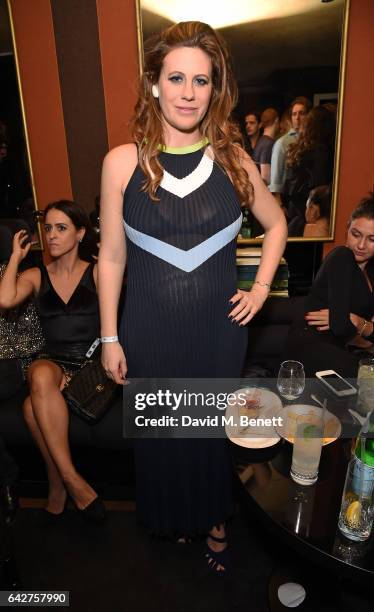 Francesca Versace attends the launch of Unemployed magazine issue 03 at Blakes Hotel on February 18, 2017 in London, England.