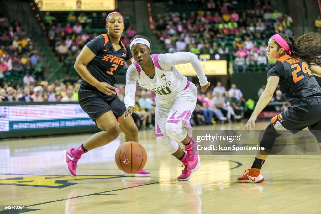 COLLEGE BASKETBALL: FEB 18 Women's - Oklahoma State at Baylor