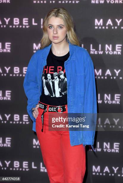Anais Gallagher attends the Maybelline Bring on the Night party at The Scotch of St James on February 18, 2017 in London, United Kingdom