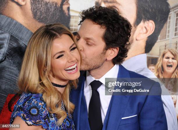 Actors Richie Keen and Brianna Brown arrive at the premiere of Warner Bros. Pictures' "Fist Fight" at Regency Village Theatre on February 13, 2017 in...