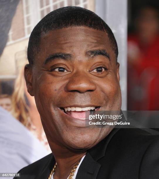 Actor Tracy Morgan arrives at the premiere of Warner Bros. Pictures' "Fist Fight" at Regency Village Theatre on February 13, 2017 in Westwood,...