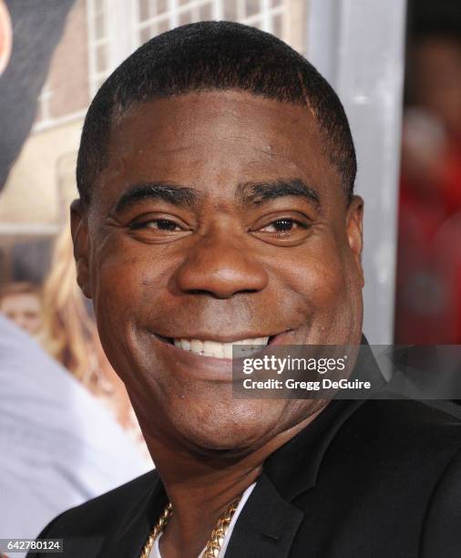 Actor Tracy Morgan arrives at the premiere of Warner Bros. Pictures' "Fist Fight" at Regency Village Theatre on February 13, 2017 in Westwood,...