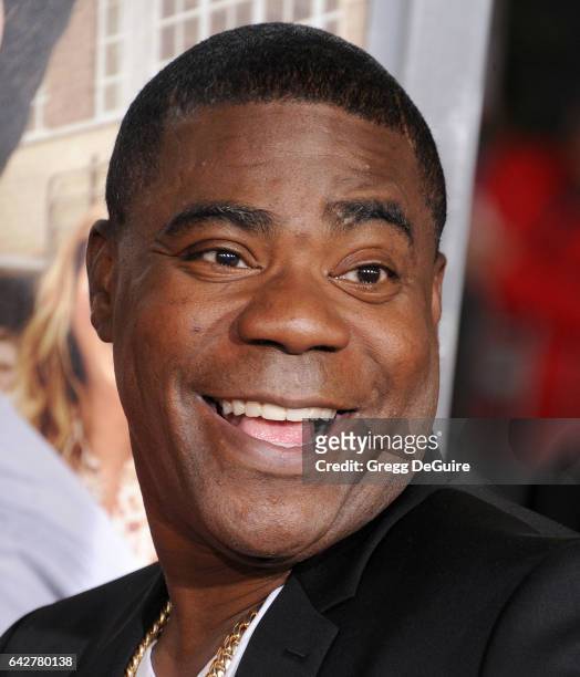 Actor Tracy Morgan arrives at the premiere of Warner Bros. Pictures' "Fist Fight" at Regency Village Theatre on February 13, 2017 in Westwood,...
