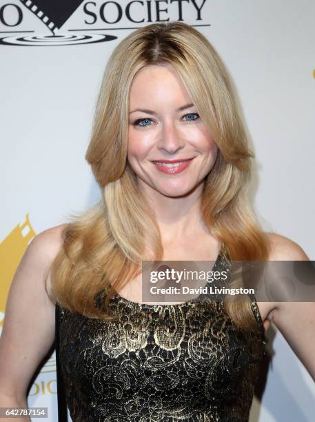 Actress Jessica Morris attends the 53rd Annual Cinema Audio Society Awards at Omni Los Angeles Hotel at California Plaza on February 18, 2017 in Los...