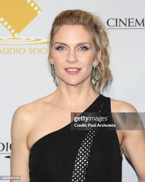 Actress Rhea Seehorn attends the 53rd Annual Cinema Audio Society Awards at Omni Los Angeles Hotel at California Plaza on February 18, 2017 in Los...