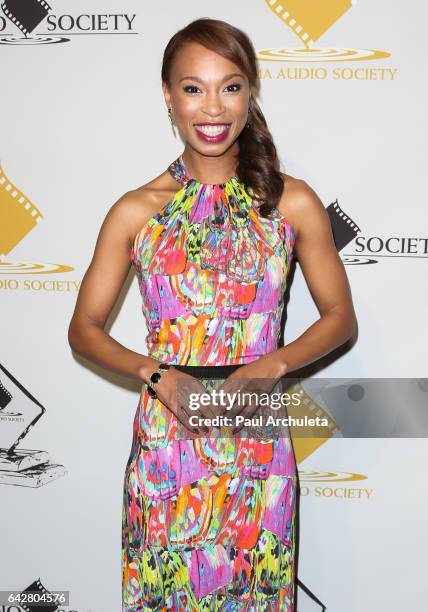 Actress Nondumiso Tembe attends the 53rd Annual Cinema Audio Society Awards at Omni Los Angeles Hotel at California Plaza on February 18, 2017 in Los...