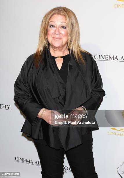 Comedian Elayne Boosler attends the 53rd Annual Cinema Audio Society Awards at Omni Los Angeles Hotel at California Plaza on February 18, 2017 in Los...