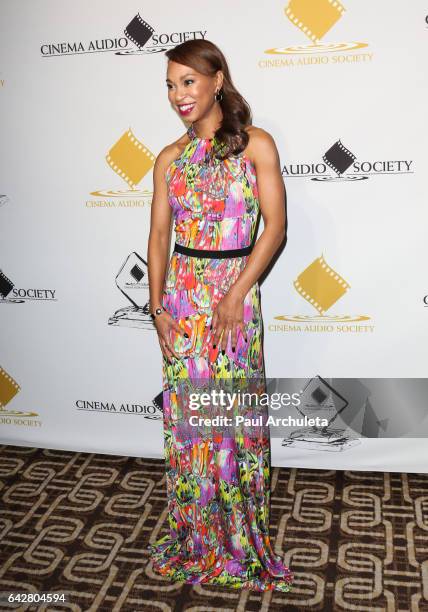 Actress Nondumiso Tembe attends the 53rd Annual Cinema Audio Society Awards at Omni Los Angeles Hotel at California Plaza on February 18, 2017 in Los...