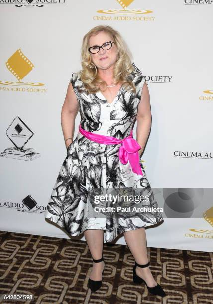 Actress Nancy Cartwright attends the 53rd Annual Cinema Audio Society Awards at Omni Los Angeles Hotel at California Plaza on February 18, 2017 in...