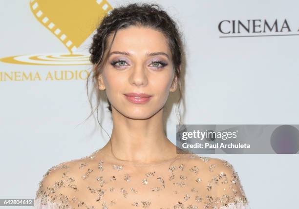 Actress Angela Sarafyan attends the 53rd Annual Cinema Audio Society Awards at Omni Los Angeles Hotel at California Plaza on February 18, 2017 in Los...