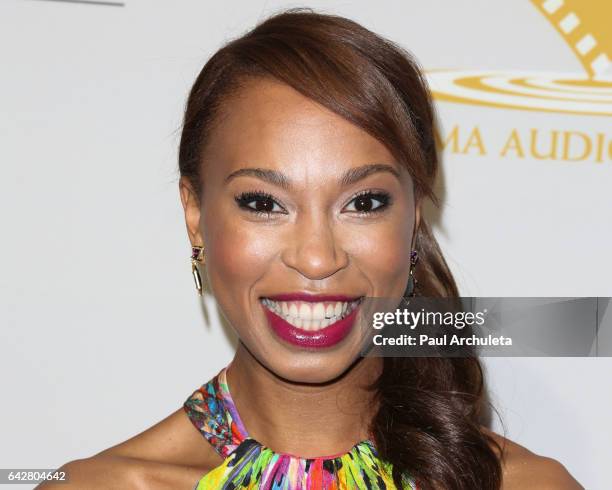 Actress Nondumiso Tembe attends the 53rd Annual Cinema Audio Society Awards at Omni Los Angeles Hotel at California Plaza on February 18, 2017 in Los...