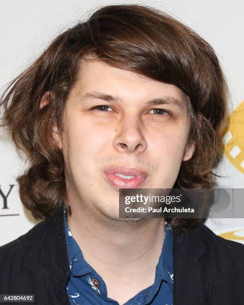 Actor Matty Cardarople attends the 53rd Annual Cinema Audio Society Awards at Omni Los Angeles Hotel at California Plaza on February 18, 2017 in Los...