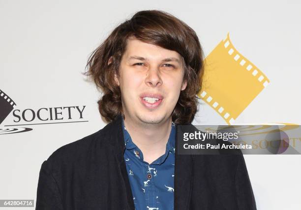 Actor Matty Cardarople attends the 53rd Annual Cinema Audio Society Awards at Omni Los Angeles Hotel at California Plaza on February 18, 2017 in Los...