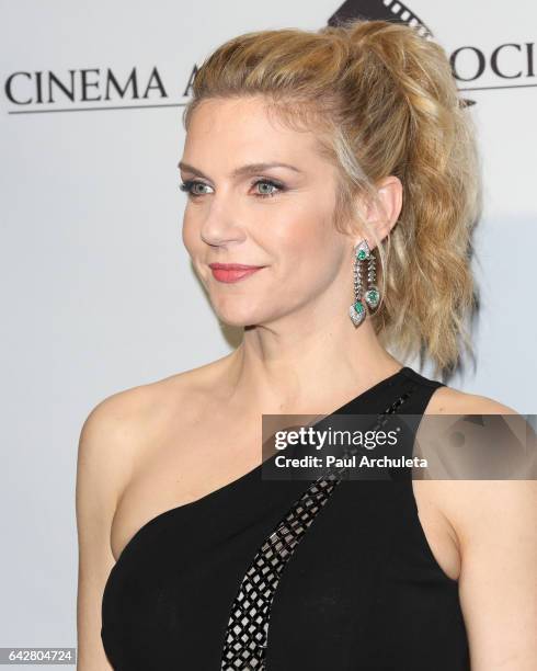 Actress Rhea Seehorn attends the 53rd Annual Cinema Audio Society Awards at Omni Los Angeles Hotel at California Plaza on February 18, 2017 in Los...