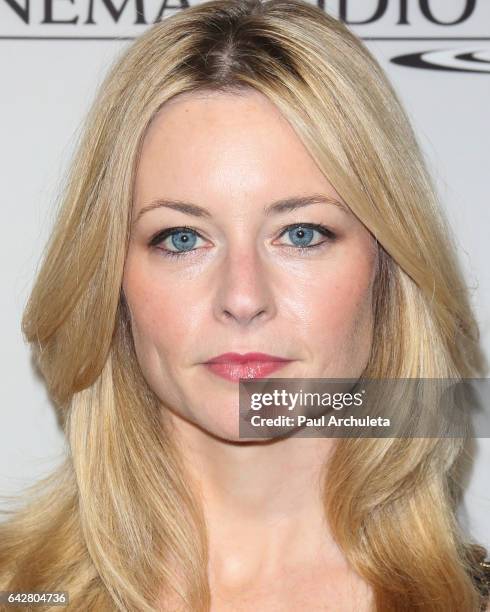 Actress Jessica Morris attends the 53rd Annual Cinema Audio Society Awards at Omni Los Angeles Hotel at California Plaza on February 18, 2017 in Los...