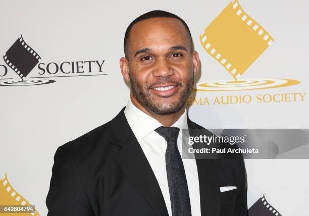 Former NFL Player Bret Lockett attends the 53rd Annual Cinema Audio Society Awards at Omni Los Angeles Hotel at California Plaza on February 18, 2017...