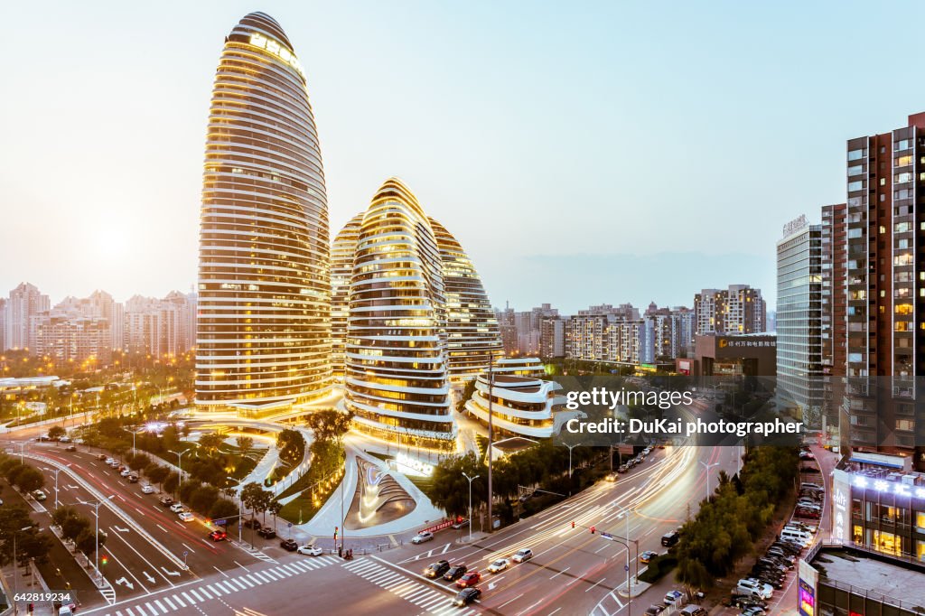 Wangjing SOHO in Beijing, China