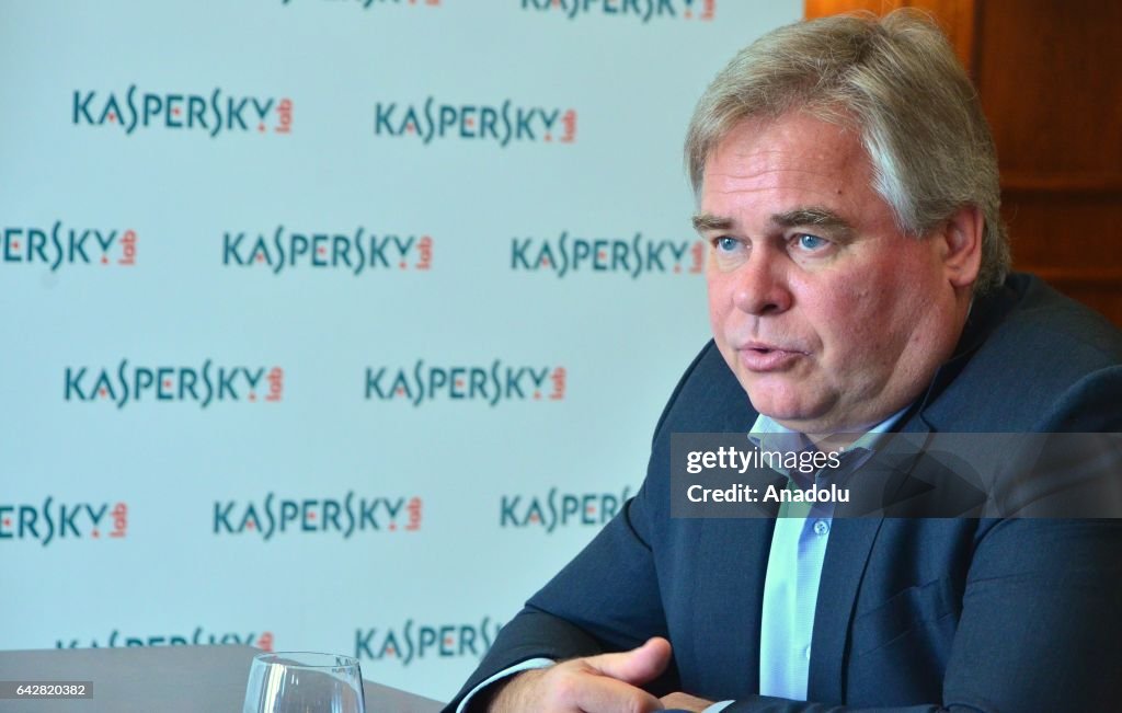 Russia's Kaspersky Lab CEO and Chairman Eugene Kaspersky