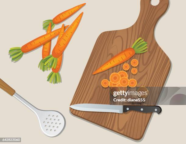 kochen lebensmittel und gemüse hintergründe - wooden board stock-grafiken, -clipart, -cartoons und -symbole
