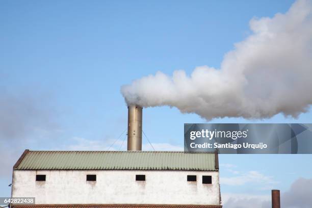 smoke stack - condensation furnace stock pictures, royalty-free photos & images