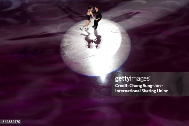 Tessa Virtue and Scott Moir of Canada skate in the Exhibition program during ISU Four Continents Figure Skating Championships - Gangneung -Test Event...